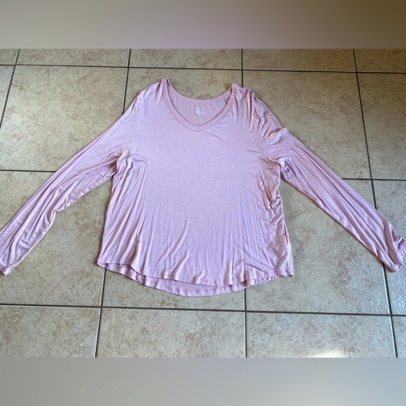 No Boundaries Pink Long Sleeve Top Size 3X - Picture 1 of 4